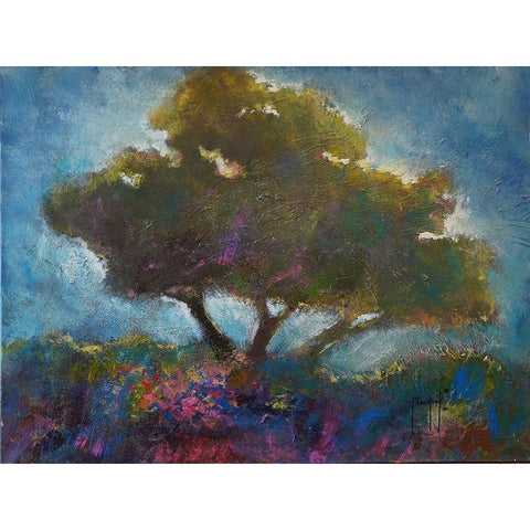 Life tree White Modern Wood Framed Art Print by Foster, Joseph Marshal