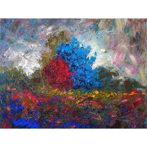 Landscape II Black Modern Wood Framed Art Print by Foster, Joseph Marshal