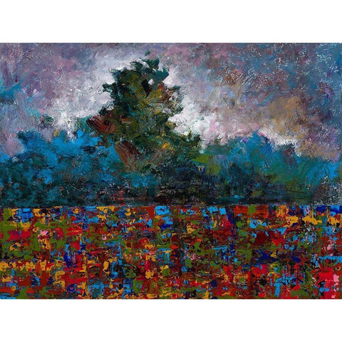 Trees for days Gold Ornate Wood Framed Art Print with Double Matting by Foster, Joseph Marshal