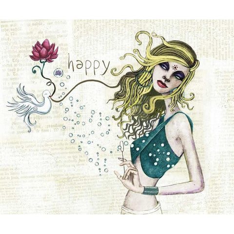 Pure White Modern Wood Framed Art Print by Goddess, Jami