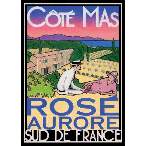 Rose Aurore White Modern Wood Framed Art Print by Got, Jean-Pierre