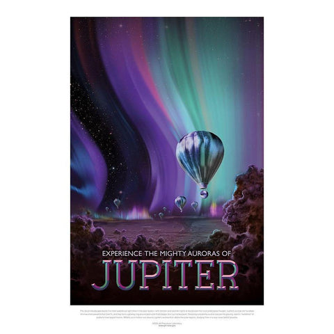 Experience The Mighty Auroras Gold Ornate Wood Framed Art Print with Double Matting by JPL