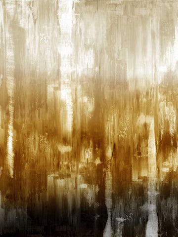 Amber Gradation Black Ornate Wood Framed Art Print with Double Matting by Turner, Justin