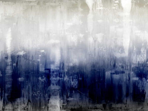 Textural Black Ornate Wood Framed Art Print with Double Matting by Turner, Justin