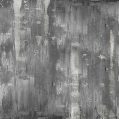 Variations in Grey Black Modern Wood Framed Art Print with Double Matting by Turner, Justin