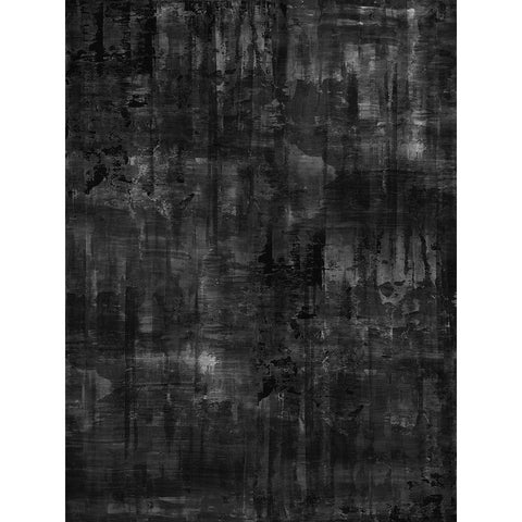 Midnight Black Modern Wood Framed Art Print with Double Matting by Turner, Justin