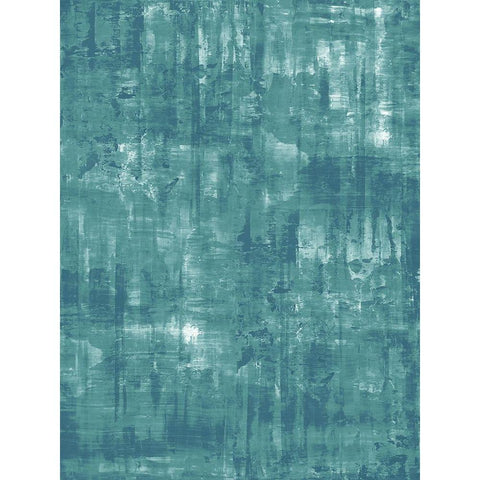 Aqua Impressions White Modern Wood Framed Art Print by Turner, Justin