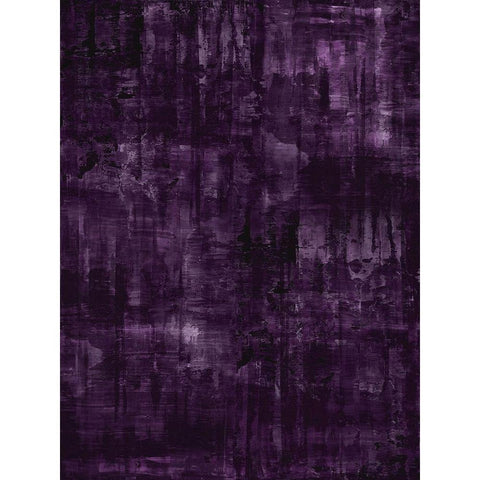 Midnight Amethyst Gold Ornate Wood Framed Art Print with Double Matting by Turner, Justin