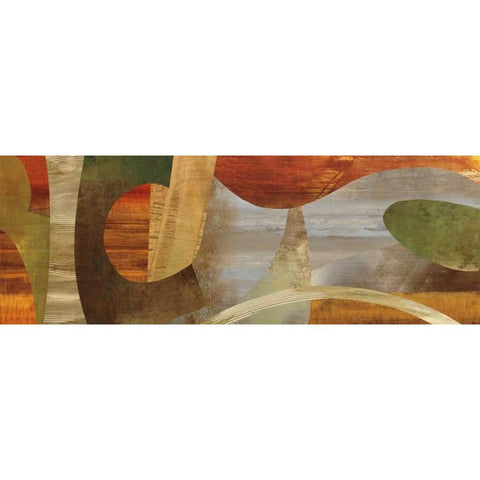 All Systems Go Black Modern Wood Framed Art Print with Double Matting by Baker, Kevin