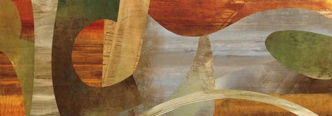 All Systems Go Black Ornate Wood Framed Art Print with Double Matting by Baker, Kevin