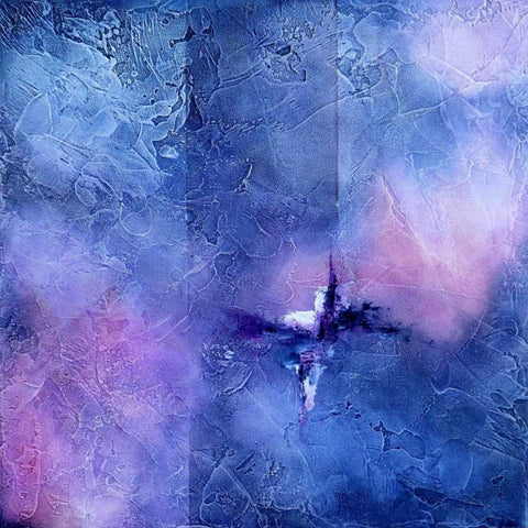 At the Crossing Black Modern Wood Framed Art Print with Double Matting by Abbott, Kimberly