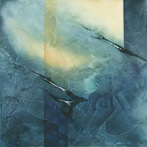 Immersion Black Modern Wood Framed Art Print with Double Matting by Abbott, Kimberly