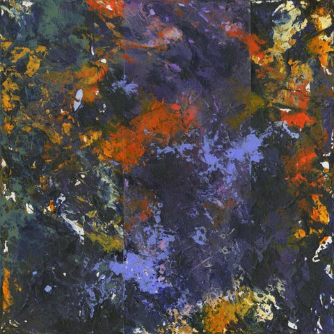 Revel White Modern Wood Framed Art Print with Double Matting by Abbott, Kimberly