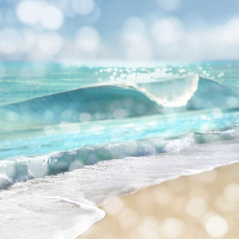 Ocean Reflections I Black Modern Wood Framed Art Print with Double Matting by Carrigan, Kate