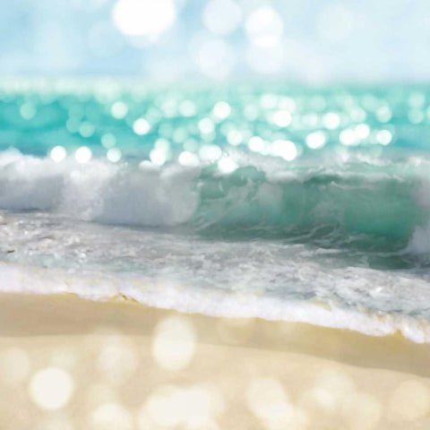 Ocean Reflections II White Modern Wood Framed Art Print with Double Matting by Carrigan, Kate