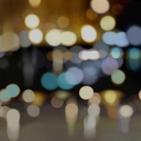 Illuminate Black Modern Wood Framed Art Print with Double Matting by Carrigan, Kate