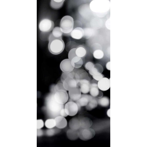 Here Comes the Night Triptych I Black Modern Wood Framed Art Print with Double Matting by Carrigan, Kate