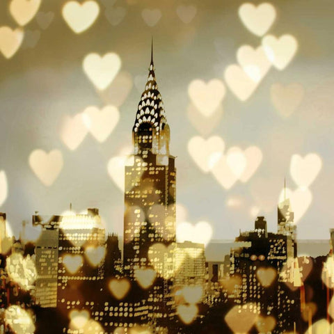 I Love NY I Black Ornate Wood Framed Art Print with Double Matting by Carrigan, Kate