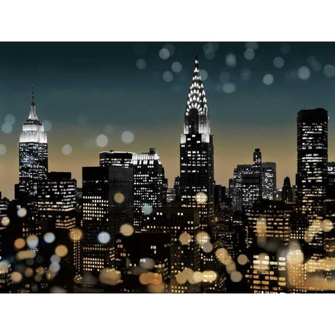 New York I Gold Ornate Wood Framed Art Print with Double Matting by Carrigan, Kate