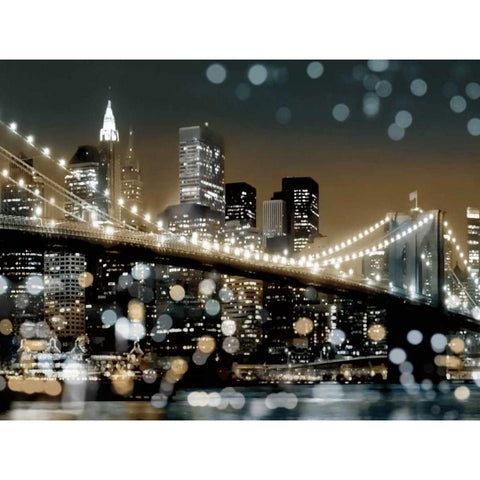 New York II White Modern Wood Framed Art Print by Carrigan, Kate