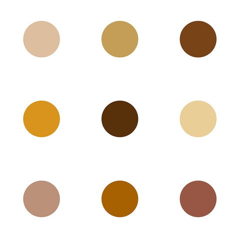 Circle Three White Modern Wood Framed Art Print with Double Matting by Langdon, Karl