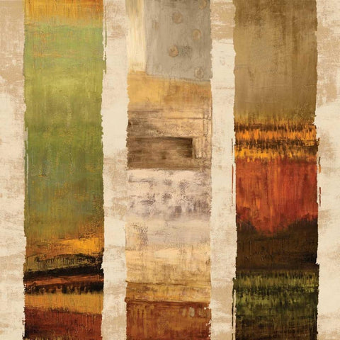 Perpetual II Black Ornate Wood Framed Art Print with Double Matting by Morrison, Kurt