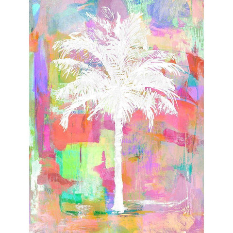 Abstract Palm I Black Modern Wood Framed Art Print with Double Matting by Blake, Madeline