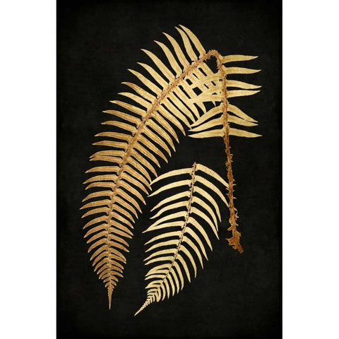 Golden Nature I Gold Ornate Wood Framed Art Print with Double Matting by Bennett, Kate