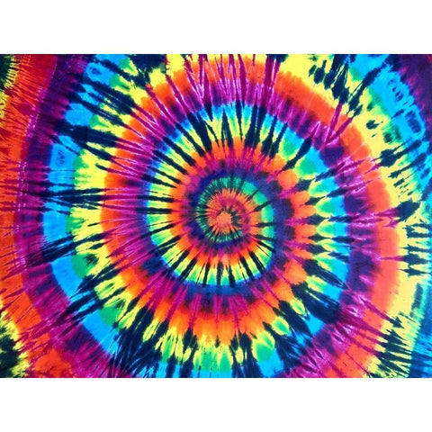 Tie Dye Rainbow White Modern Wood Framed Art Print by Kearns, Molly