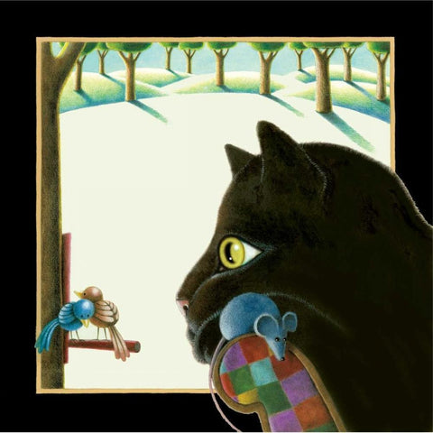 Best Seat in the House (Black White Modern Wood Framed Art Print by Seeley, Laura