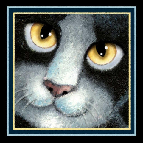 Boys Night Out (Detail Yellow) Gold Ornate Wood Framed Art Print with Double Matting by Seeley, Laura