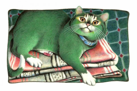 Emerald Queen White Modern Wood Framed Art Print with Double Matting by Seeley, Laura