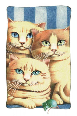 Family portrait Black Ornate Wood Framed Art Print with Double Matting by Seeley, Laura