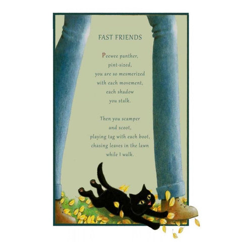 Fast Friends White Modern Wood Framed Art Print by Seeley, Laura