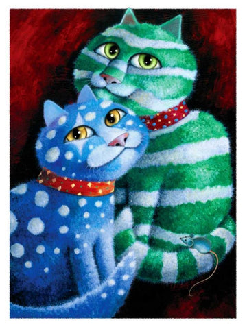 Gift Wrapped White Modern Wood Framed Art Print with Double Matting by Seeley, Laura