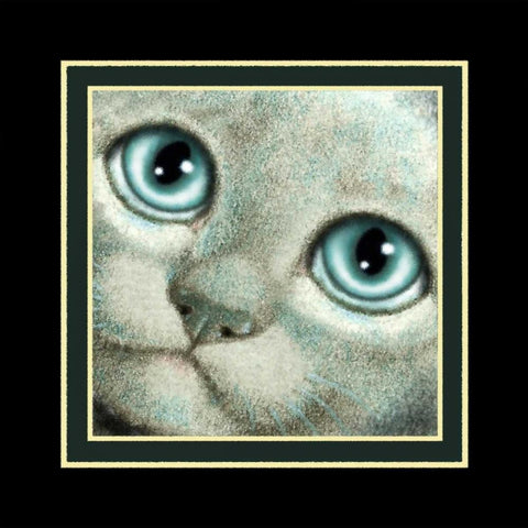 Nights in White Satin (Detail Black Ornate Wood Framed Art Print with Double Matting by Seeley, Laura