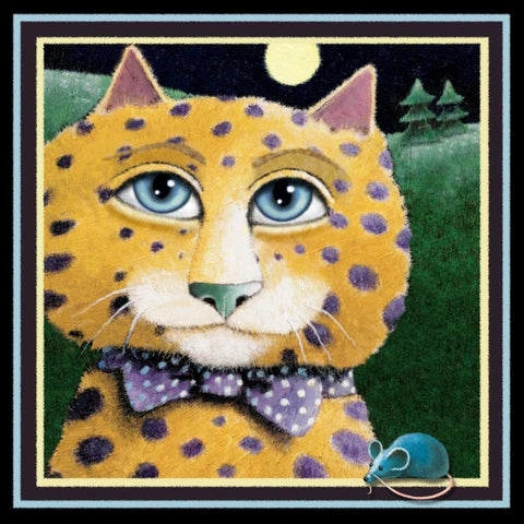 On Safari -The Cook Gold Ornate Wood Framed Art Print with Double Matting by Seeley, Laura