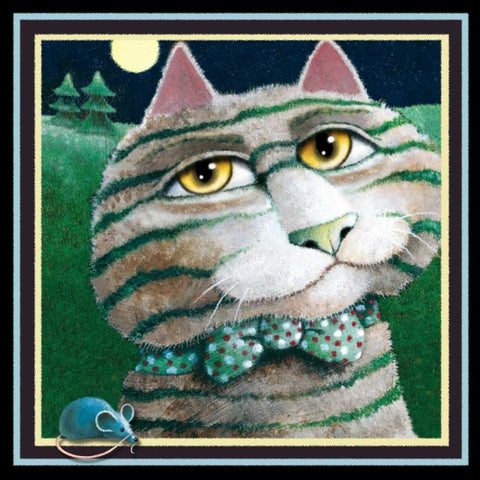 On Safari -The Journalist Black Ornate Wood Framed Art Print with Double Matting by Seeley, Laura