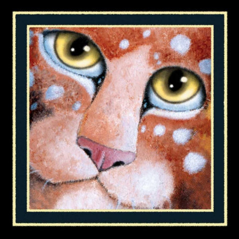 Party Night (Detail Red) Gold Ornate Wood Framed Art Print with Double Matting by Seeley, Laura