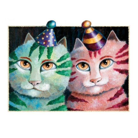 Party Time Gold Ornate Wood Framed Art Print with Double Matting by Seeley, Laura