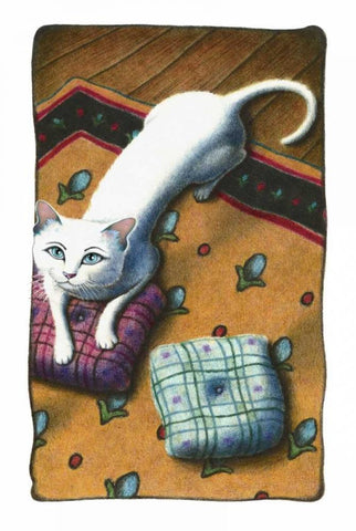 Pillow Talk Black Ornate Wood Framed Art Print with Double Matting by Seeley, Laura