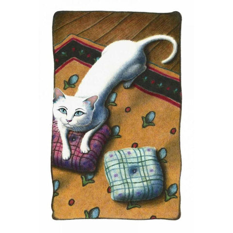 Pillow Talk Gold Ornate Wood Framed Art Print with Double Matting by Seeley, Laura