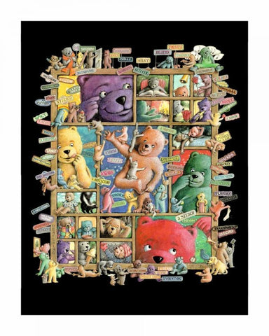 Shadowbox Hunt -Your Five Sens White Modern Wood Framed Art Print with Double Matting by Seeley, Laura