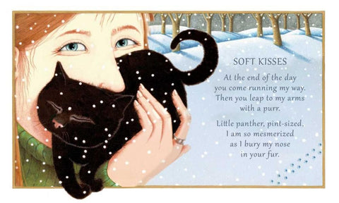 Soft Kisses Black Ornate Wood Framed Art Print with Double Matting by Seeley, Laura