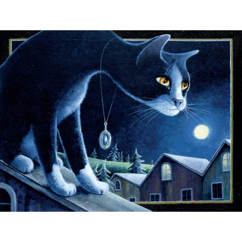 The Guardian Gold Ornate Wood Framed Art Print with Double Matting by Seeley, Laura