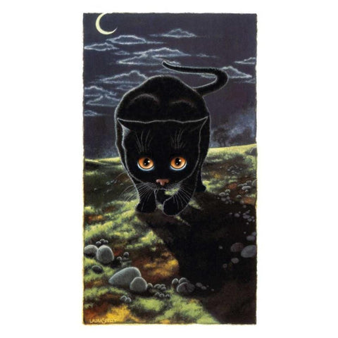 The Hunter (Copper) Black Modern Wood Framed Art Print with Double Matting by Seeley, Laura