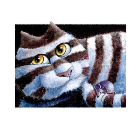 Waiting For You Black Modern Wood Framed Art Print with Double Matting by Seeley, Laura