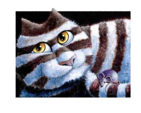 Waiting For You Black Ornate Wood Framed Art Print with Double Matting by Seeley, Laura