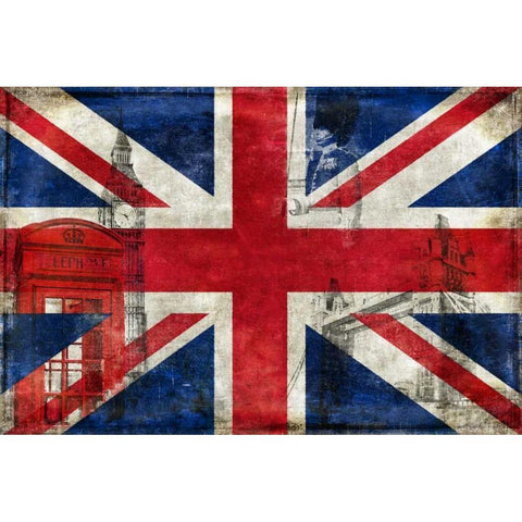 The English Way Gold Ornate Wood Framed Art Print with Double Matting by Wilson, Luke