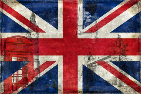 The English Way White Modern Wood Framed Art Print with Double Matting by Wilson, Luke